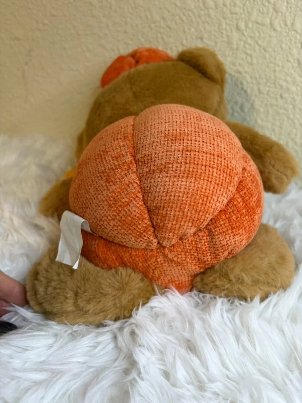 Candy Corn Lane Halloween Pumpkin Bear Weighted Shelf Sitter Decor 14